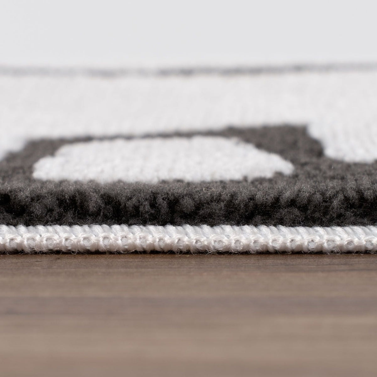 Loft Abstract Dark Grey Rug