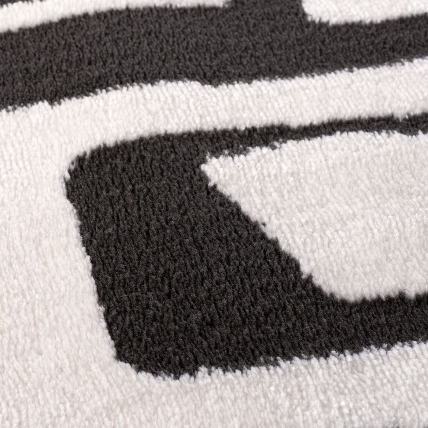 Loft Abstract Dark Grey Rug