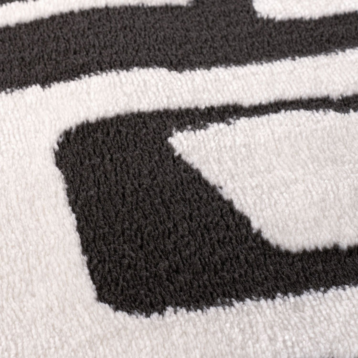 Loft Abstract Dark Grey Rug