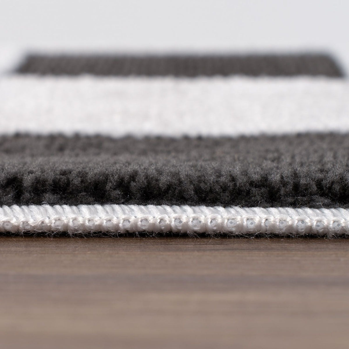 Loft Checkerboard Dark Grey Rug