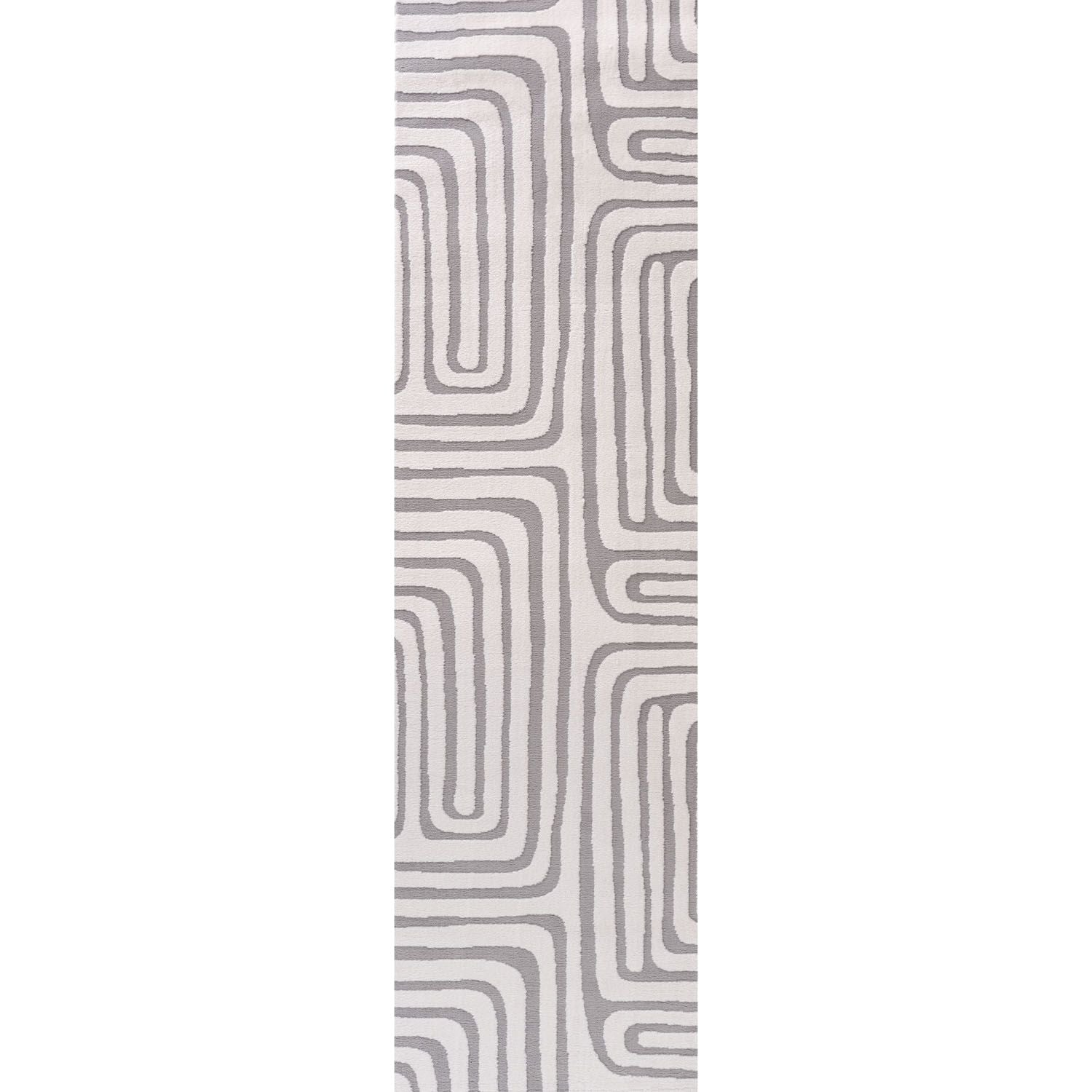 Loft Geometric Grey Rug