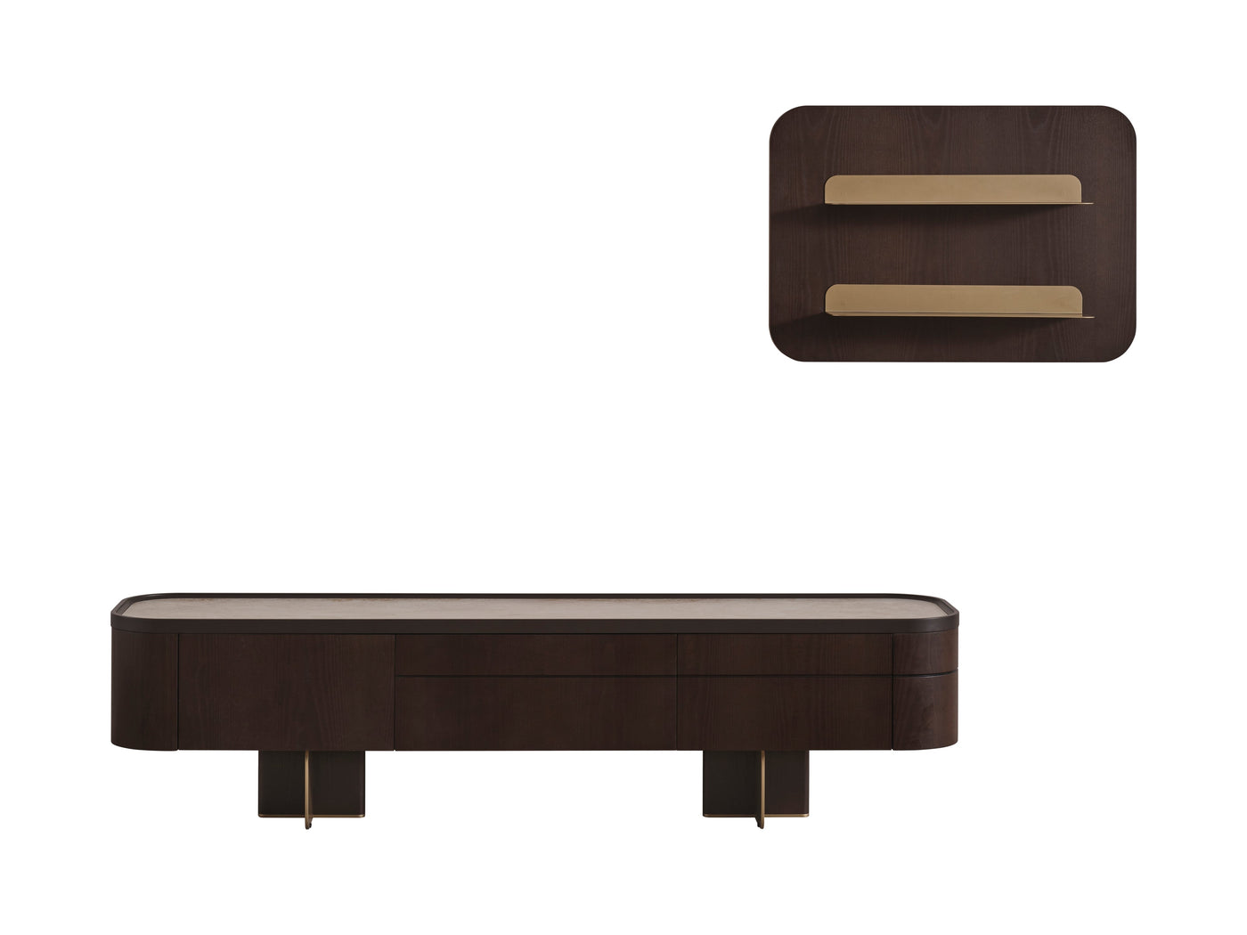 Madrid TV Unit (O) by Netline Interiors