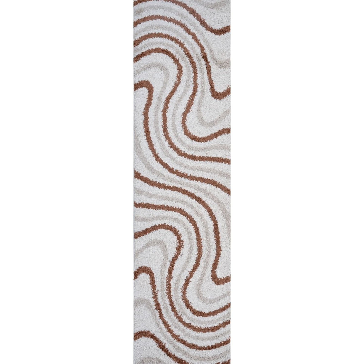 Moodi Shaggy Cream/Terra Sunhaze Rug