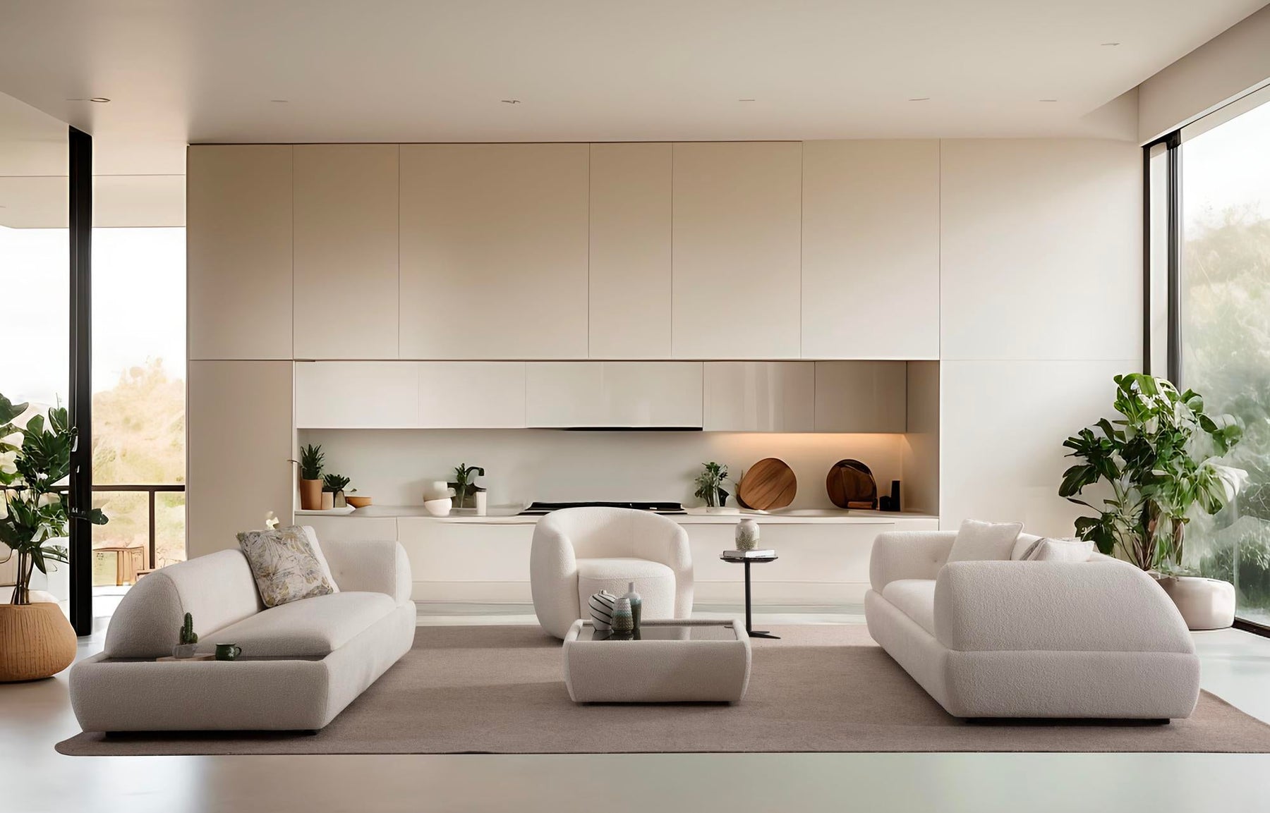 Moon Sofa Set by Netline Interiors