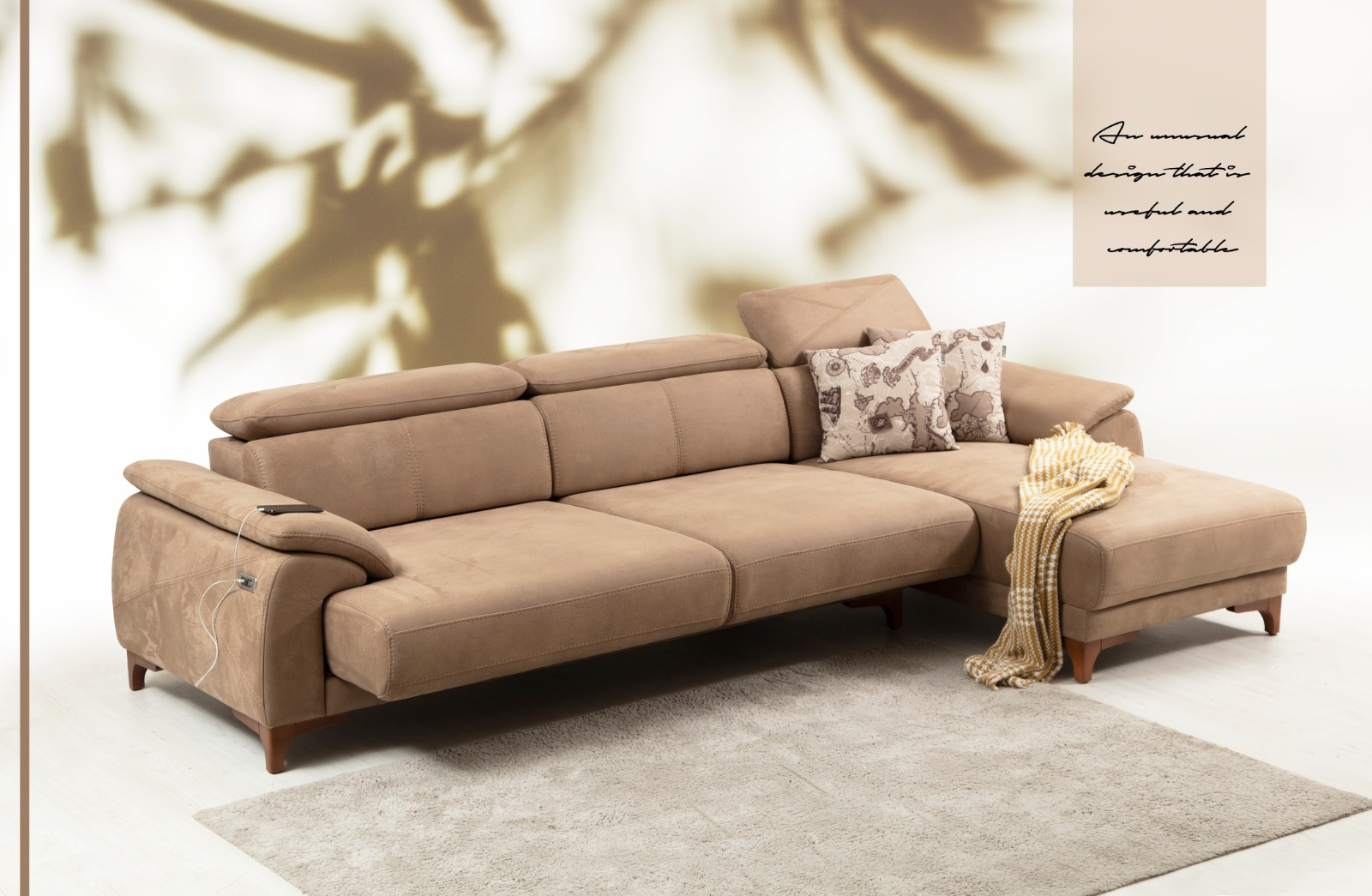 Oscar Relax Mini Corner Sofa by Netline Interiors