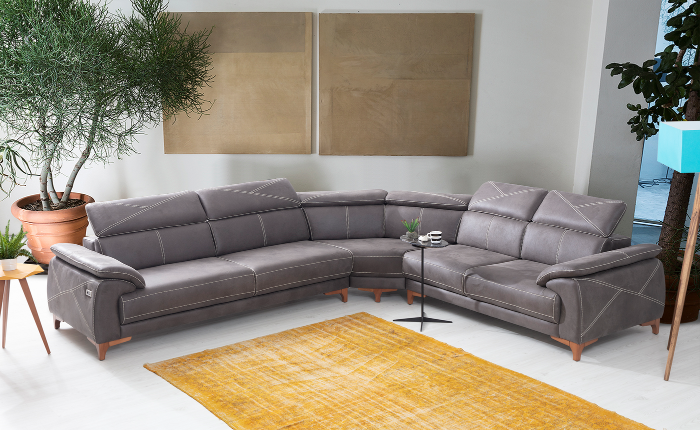 Oscar L Corner Sofa by Netline Interiors