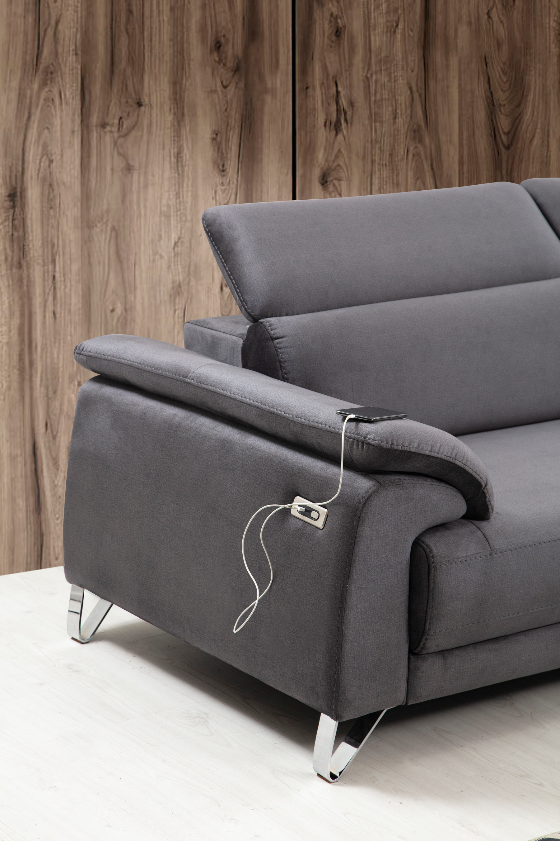 Oscar L Corner Sofa by Netline Interiors