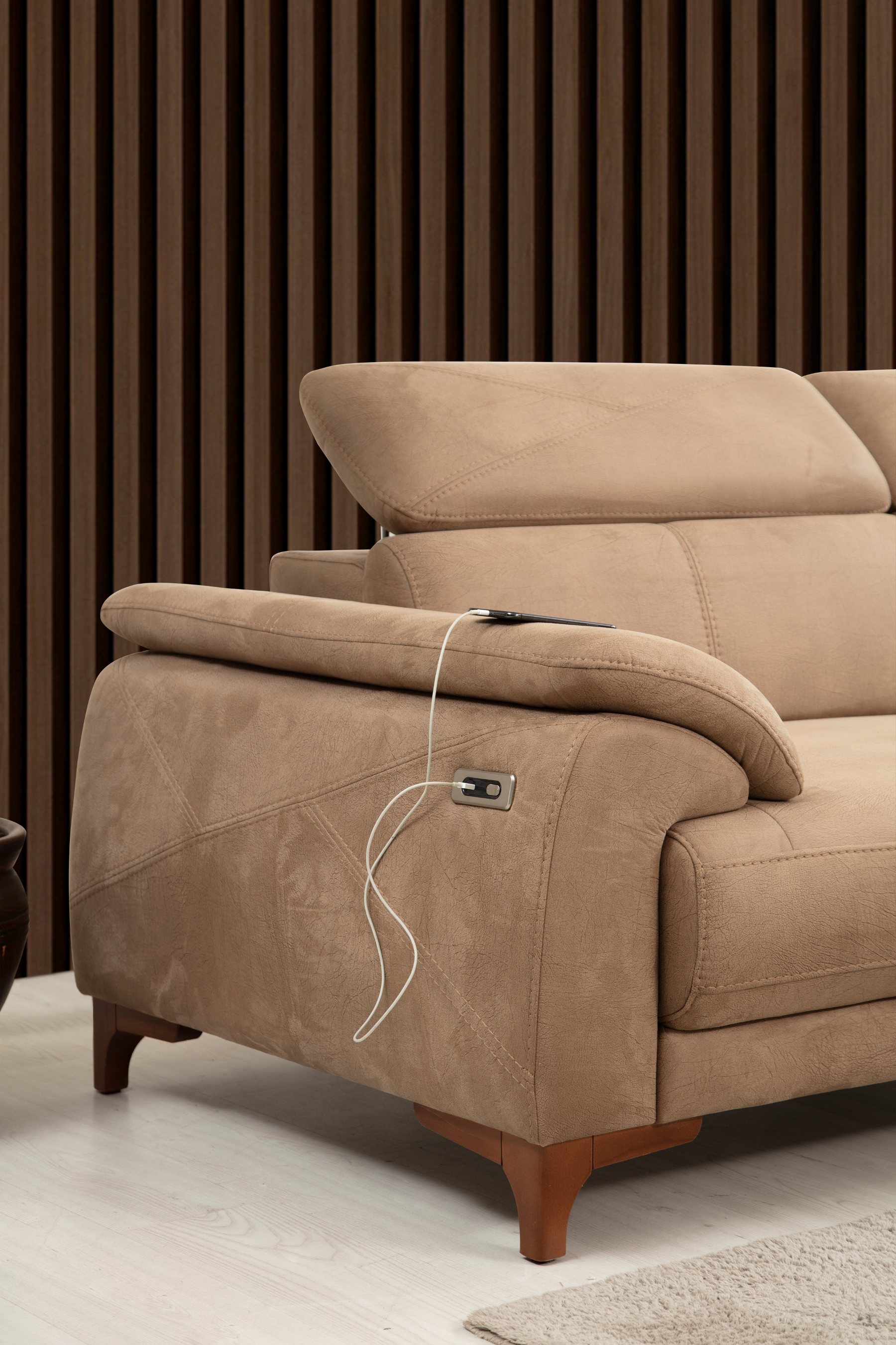 Oscar Relax Mini Corner Sofa by Netline Interiors