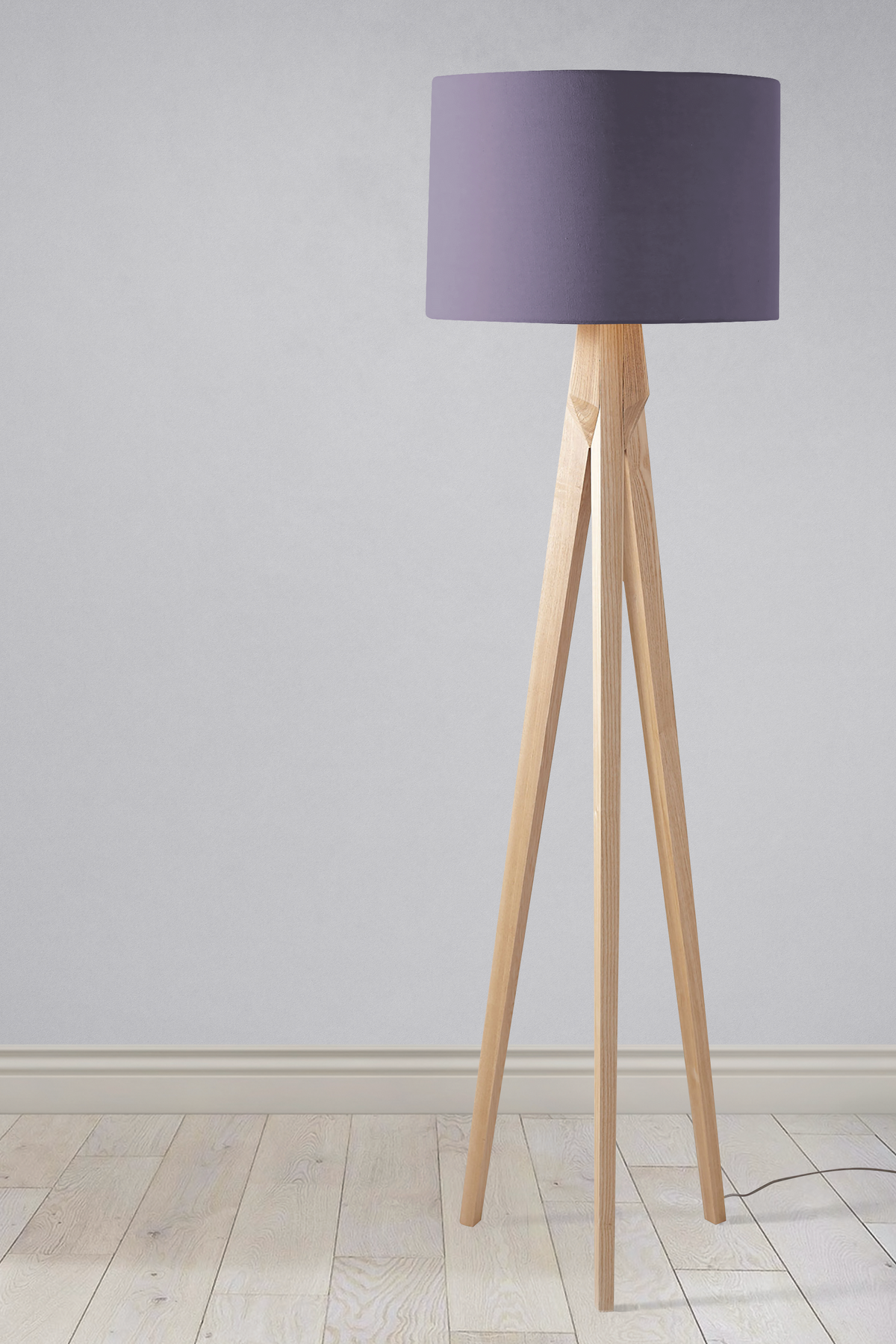 Plain Aubergine Lampshade β Ceiling & Table Compatible
