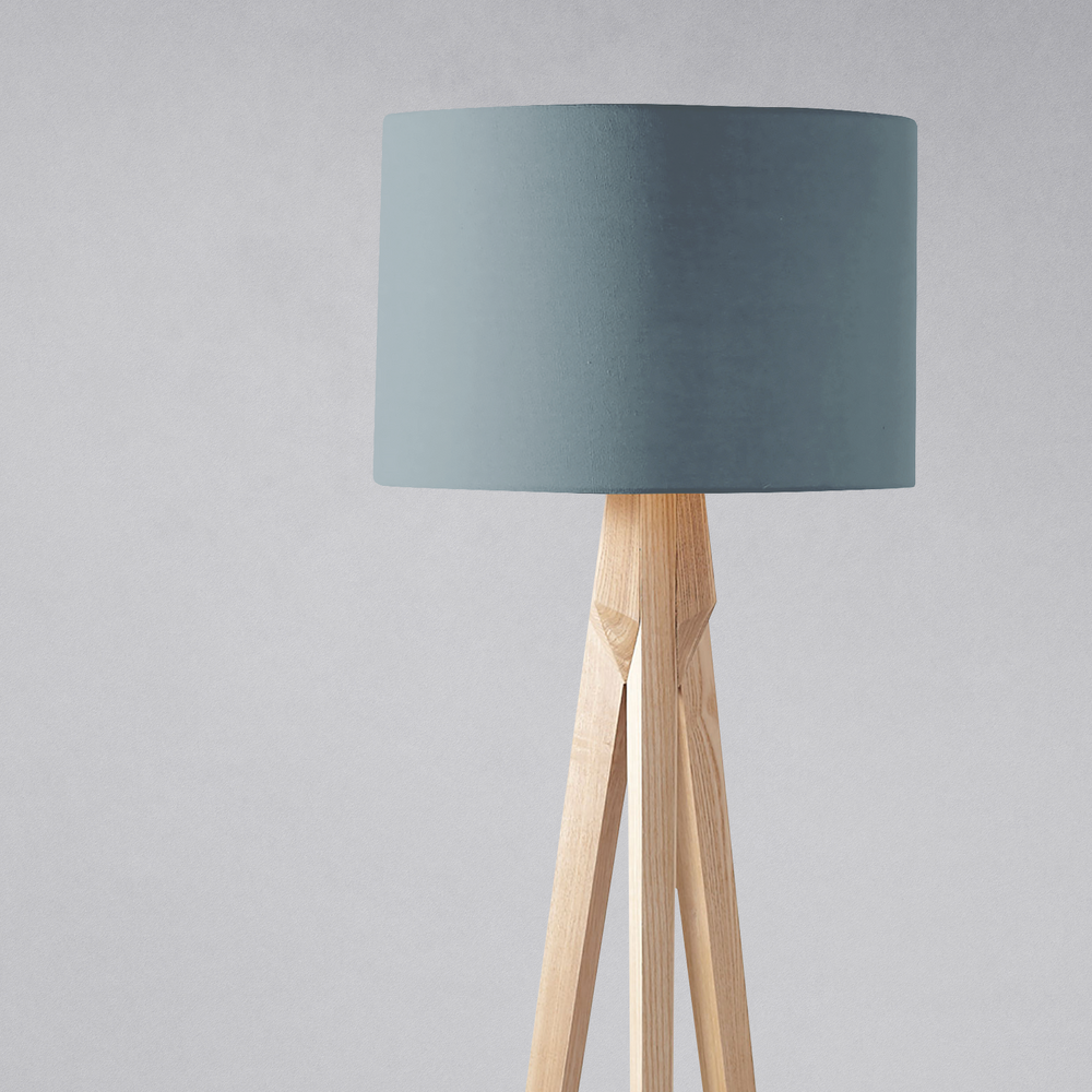 Plain Petrol Blue Lampshade – Ceiling & Table Compatible
