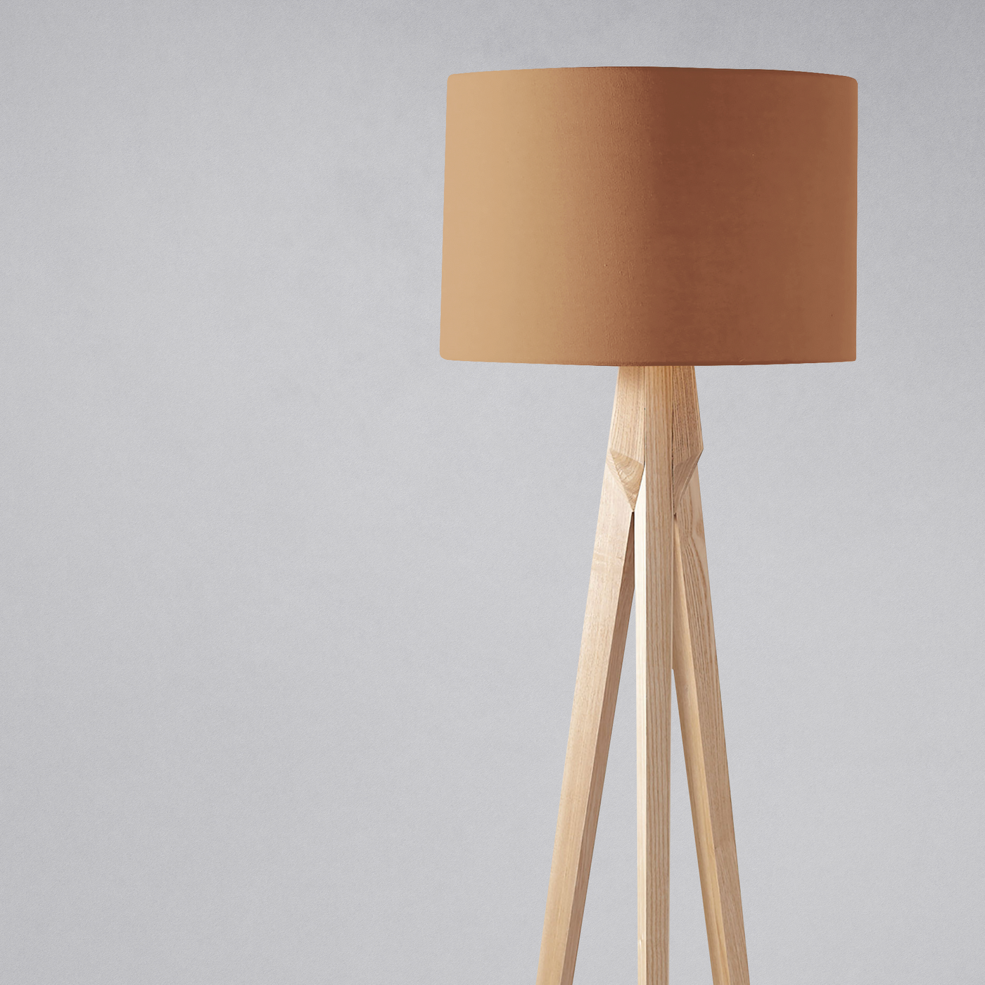 Plain Toffee Lampshade – Ceiling & Table Compatible
