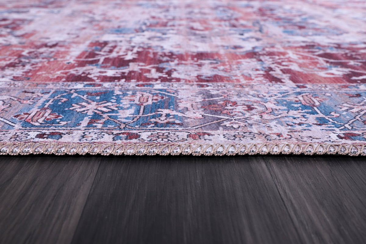 RW2159 washable chenille rug texture and pattern detail
