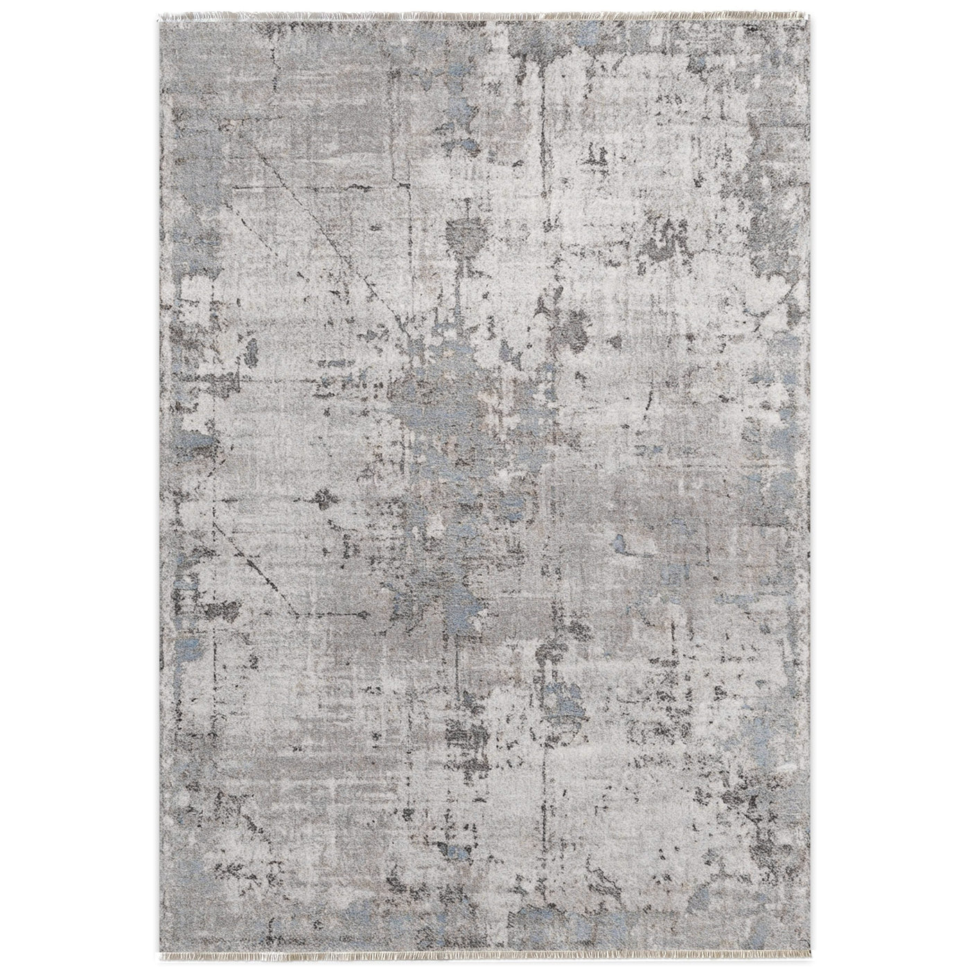 RW7009 washable chenille area rug viewed from above