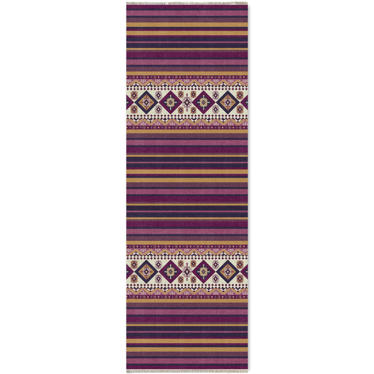 RW7040 washable chenille area rug viewed from above