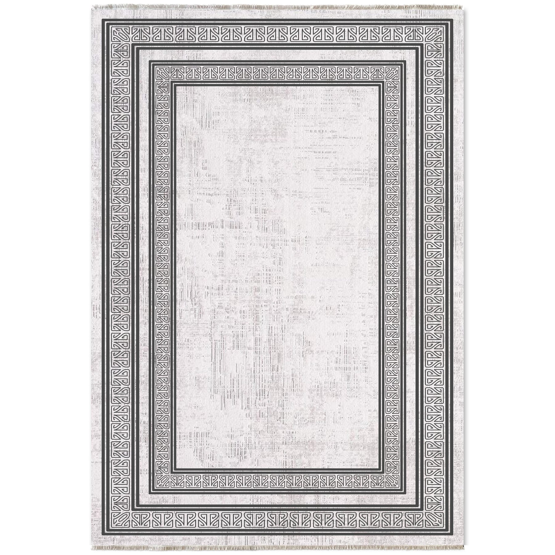 RW7054 washable chenille area rug viewed from above