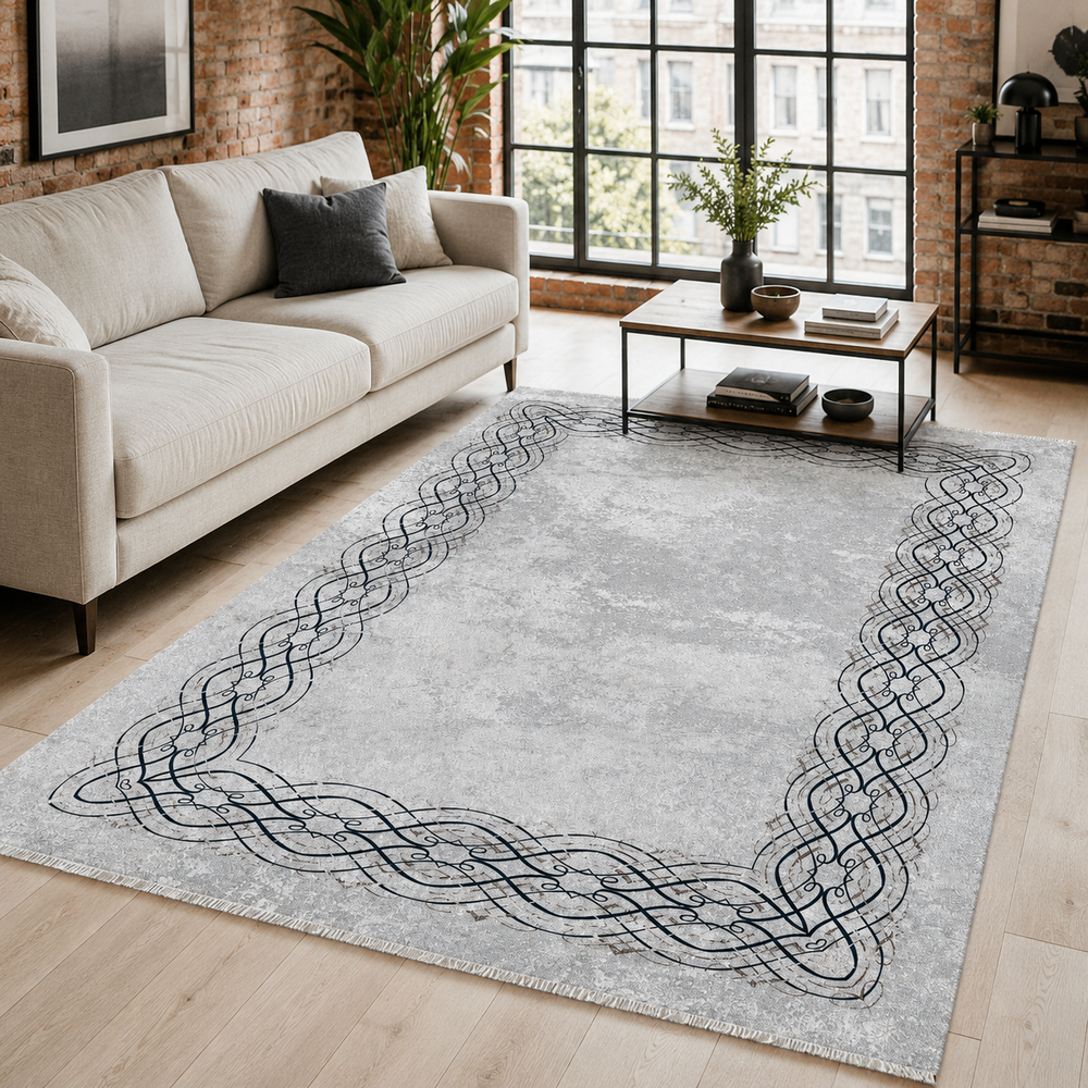 RW7075 washable chenille area rug