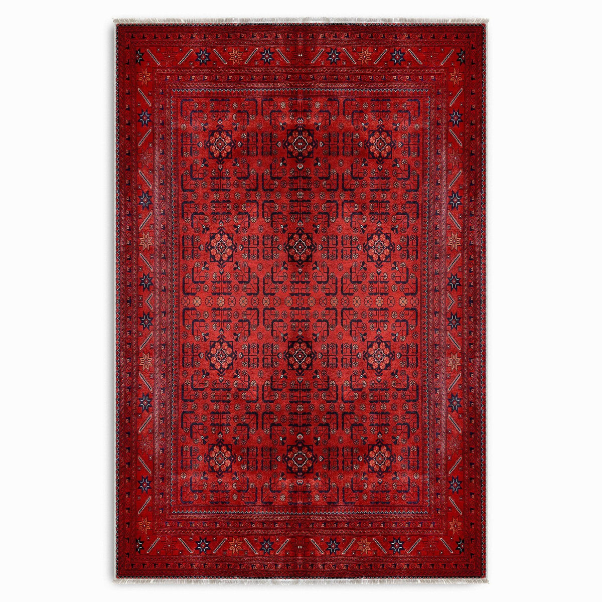 RW7143 washable chenille area rug viewed from above