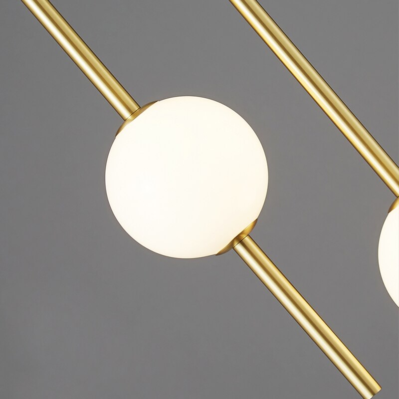 Modern bedroom ceiling pendant light by Light My House featuring a dual globe design with changeable color options.