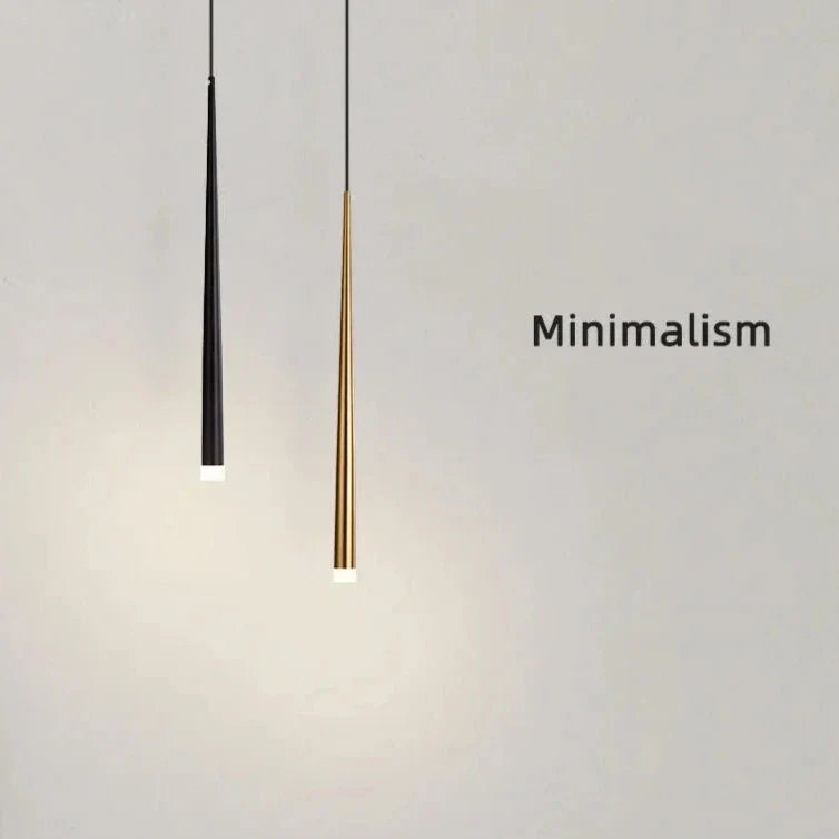 Sleek Drop Pendant Light by Light My House with adjustable height and warm LED lighting, modern design for contemporary interiors