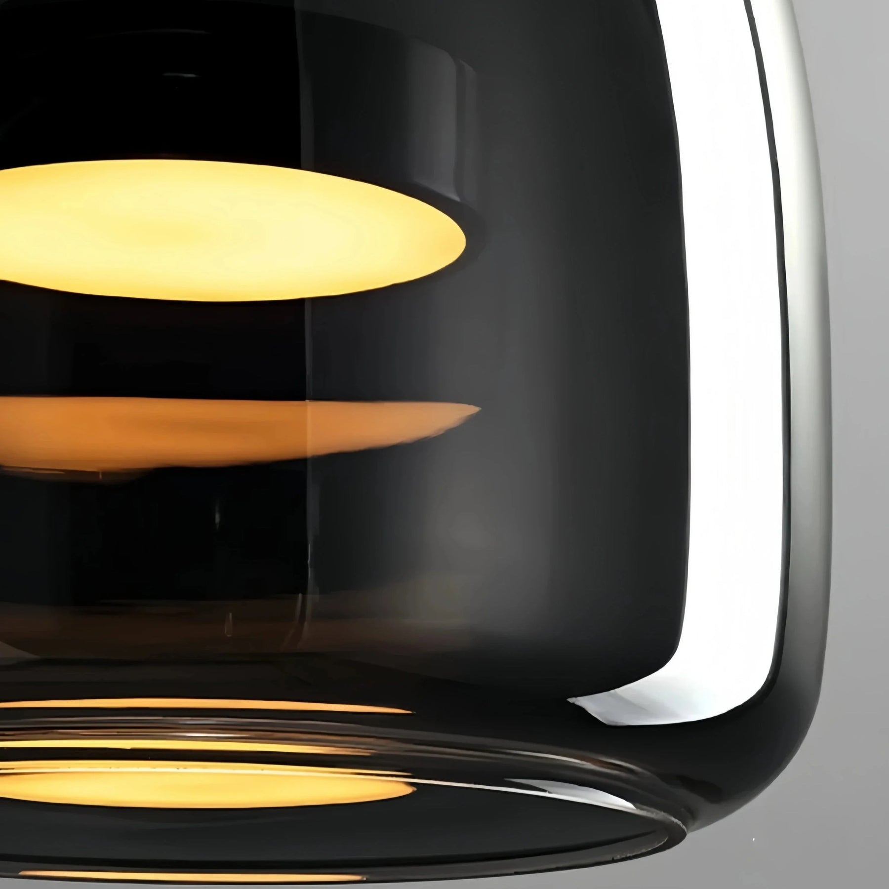 Black and gold pendant lamp by Light My House featuring LED warm light and adjustable height, modern home lighting fixture.