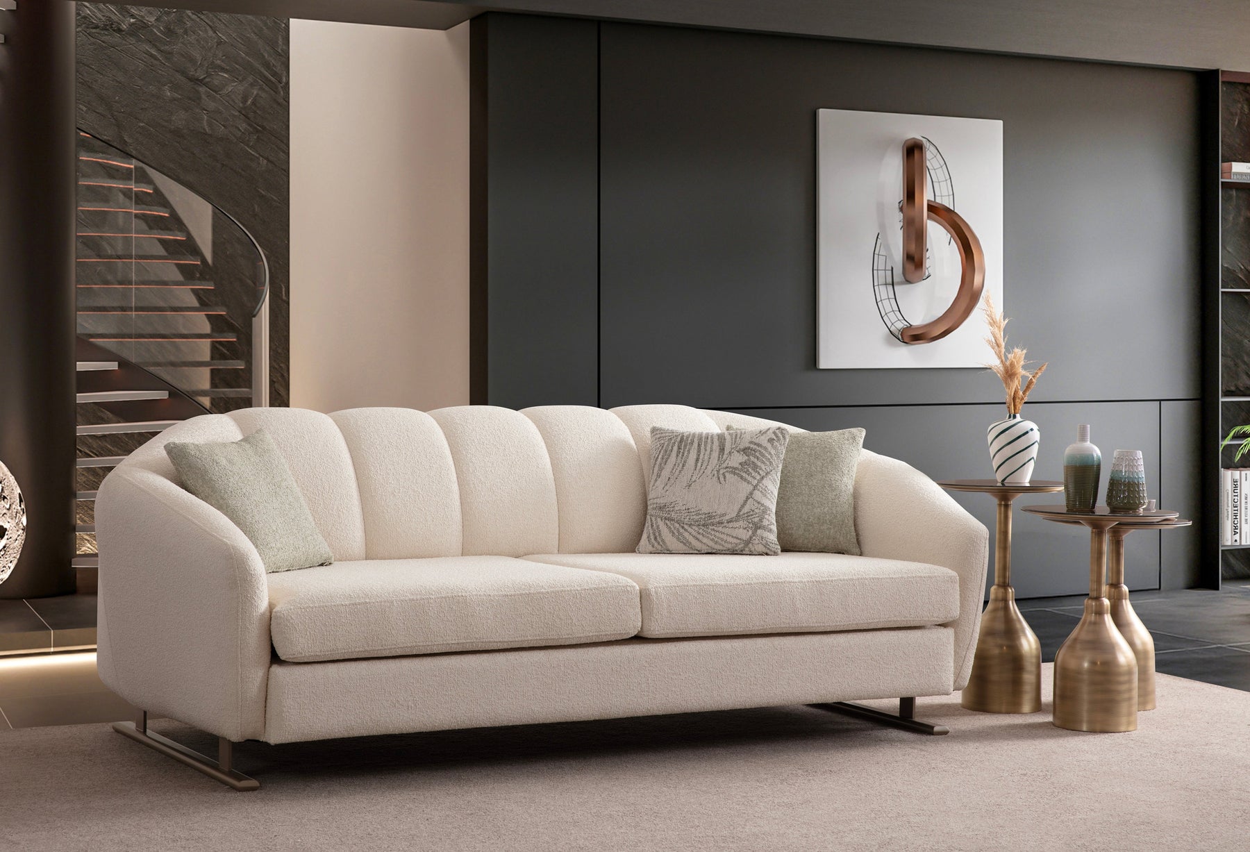 Evoxa 3-Seater Sofa (SG) by Netline Interiors