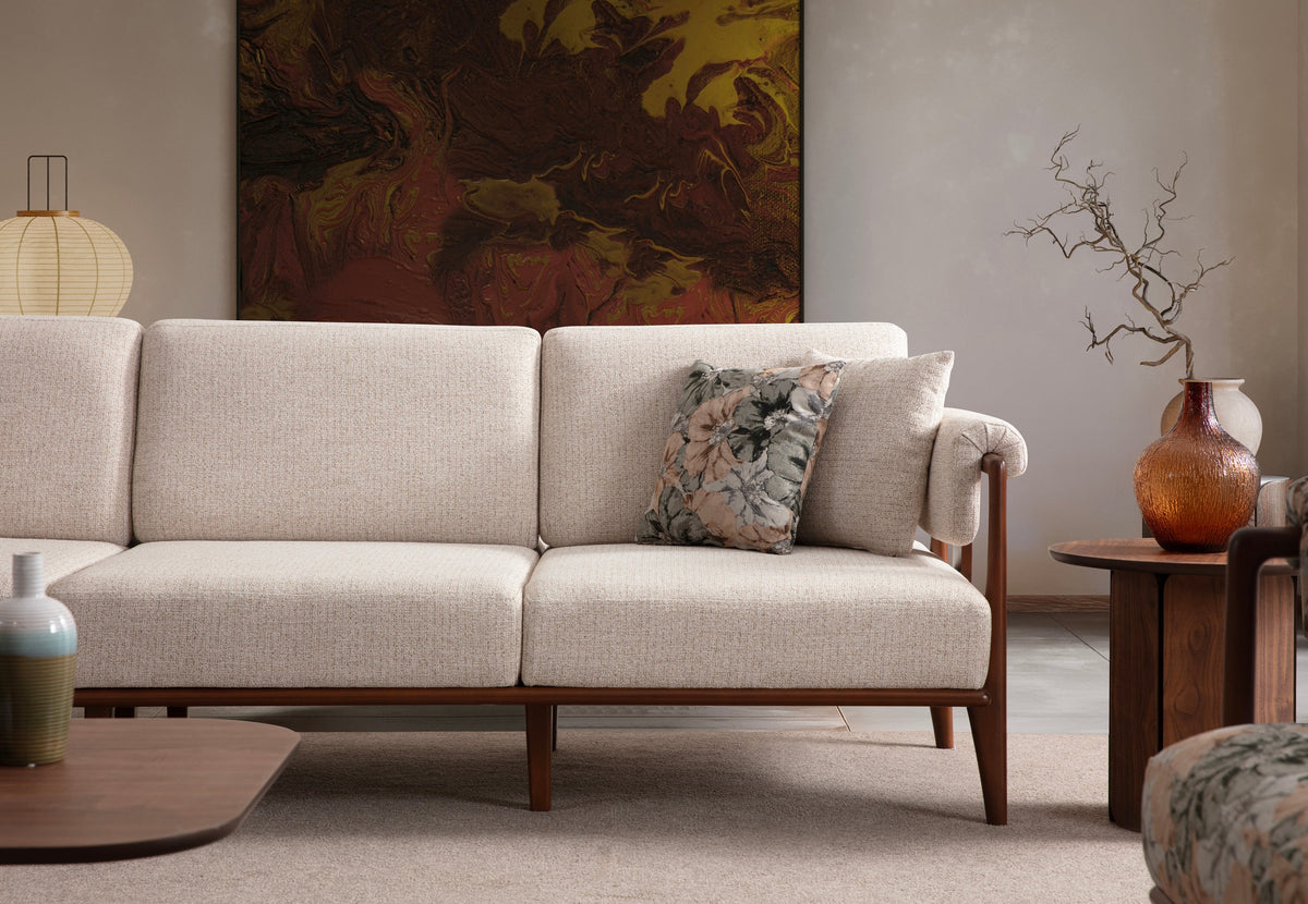 Klismos 3-Seater Sofa (SG) by Netline Interiors