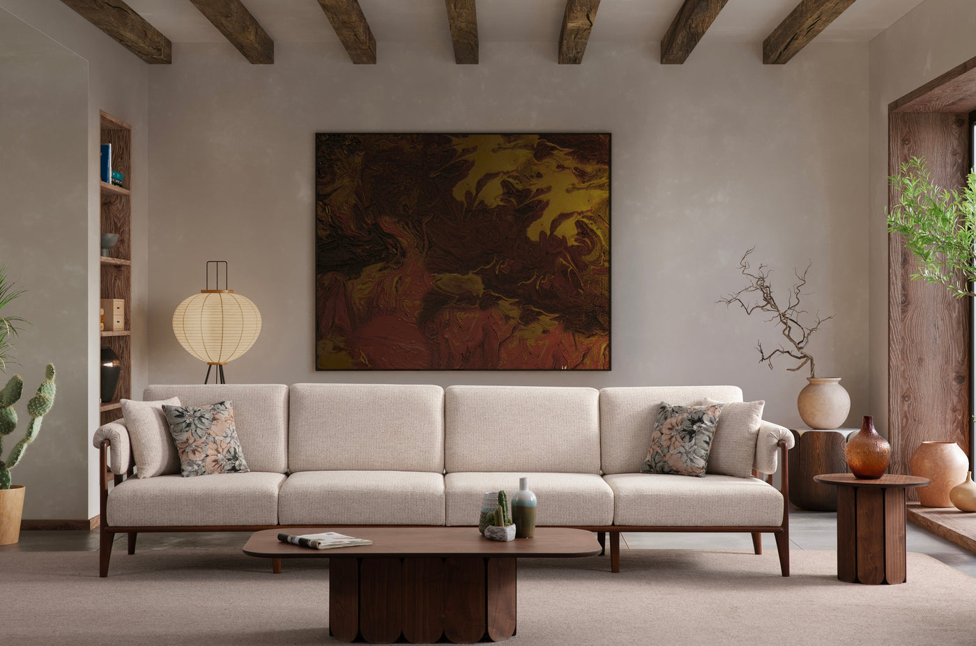 Klismos Sofa Set (SG) by Netline Interiors