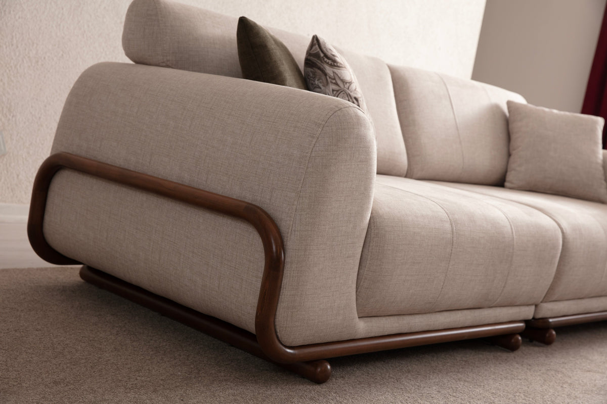 San Diego 3-Seater Sofa (SG) by Netline Interiors
