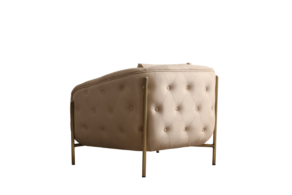 Eos Quilted Armchair (SG) by Netline Interiors