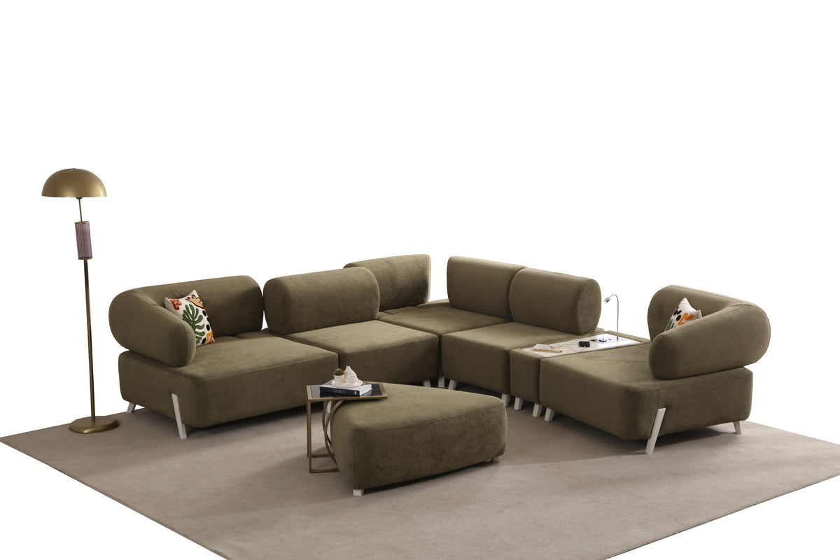 Ilyora Modular Corner Sofa (SG) by Netline Interiors