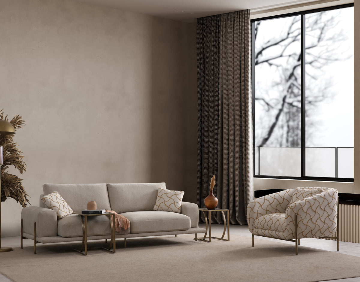 Eos 3-Seater Sofa (SG) by Netline Interiors