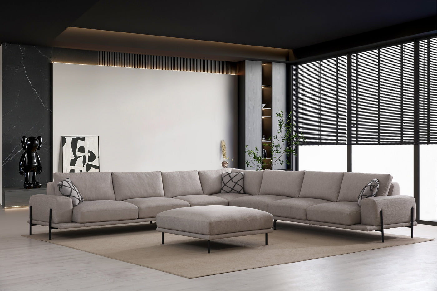 Eos Modular Corner Sofa (SG) by Netline Interiors