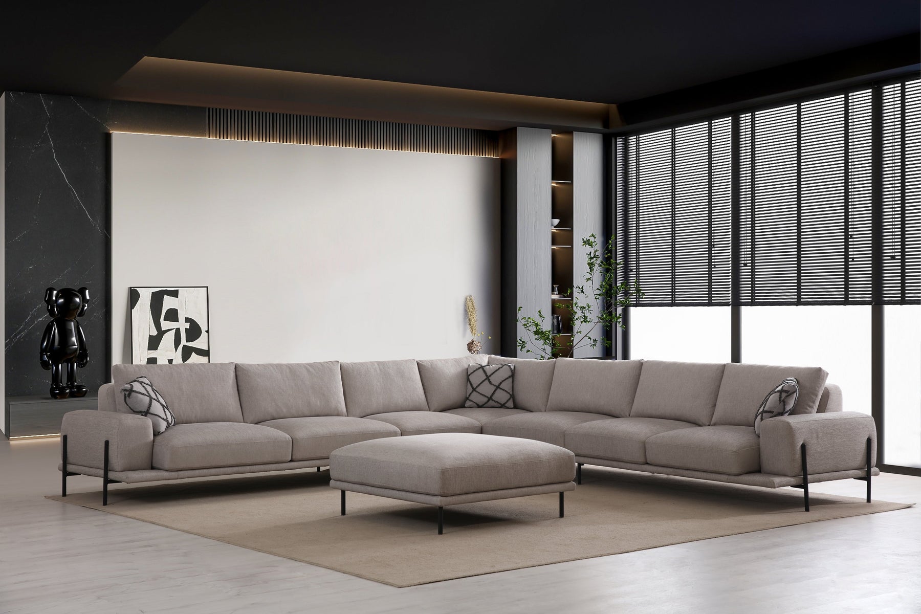 Eos Modular Corner Sofa (SG) by Netline Interiors