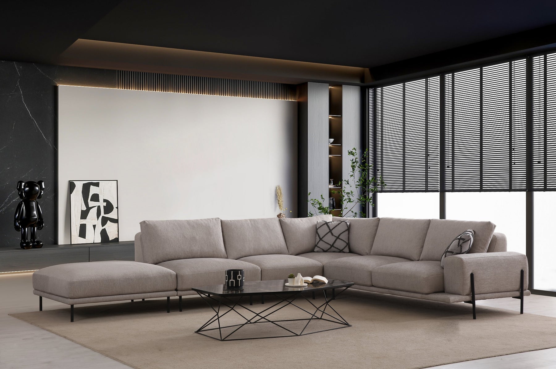Eos Modular Corner Sofa (SG) by Netline Interiors