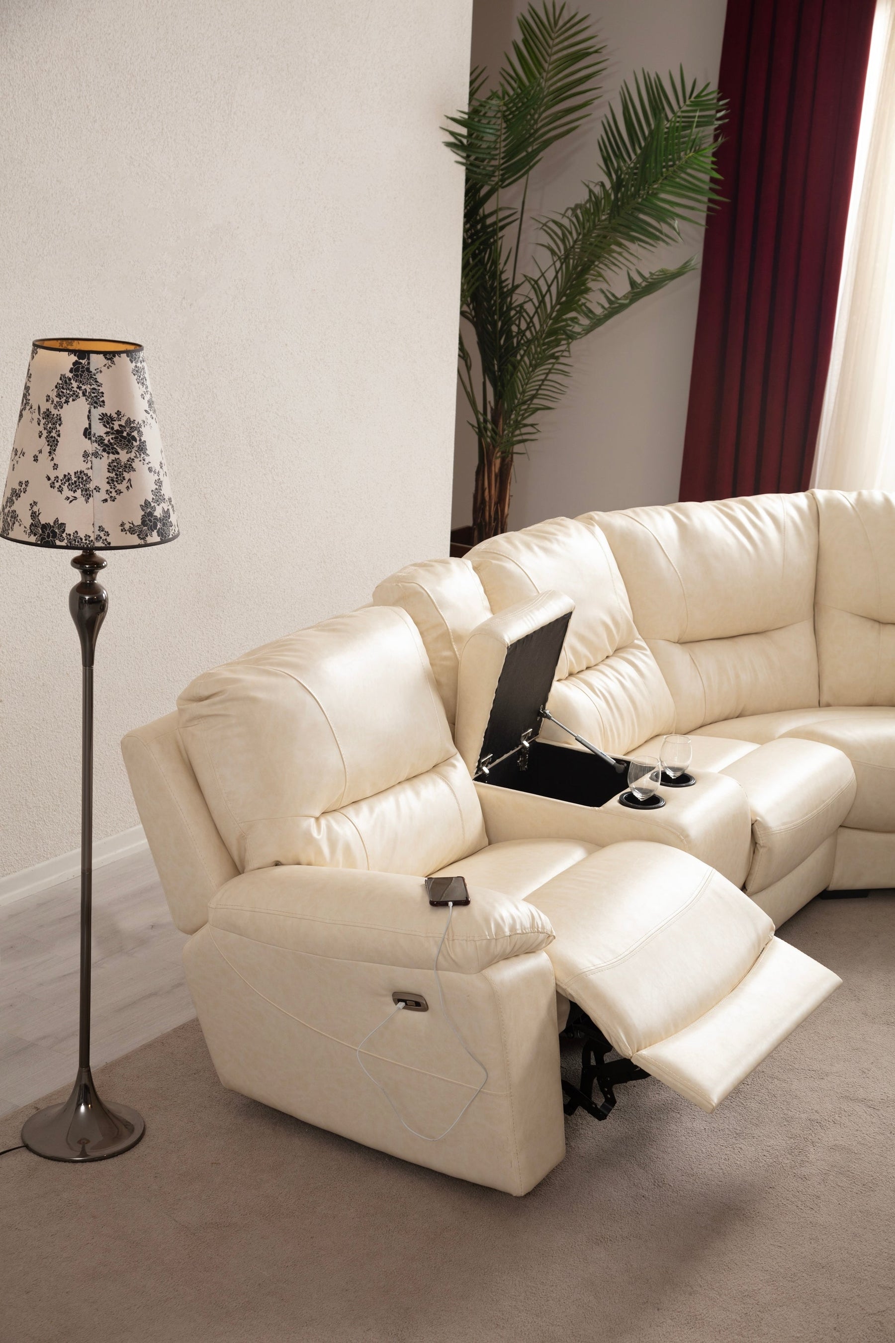 Ravella Modular Reclining Corner Sofa (SG) by Netline Interiors