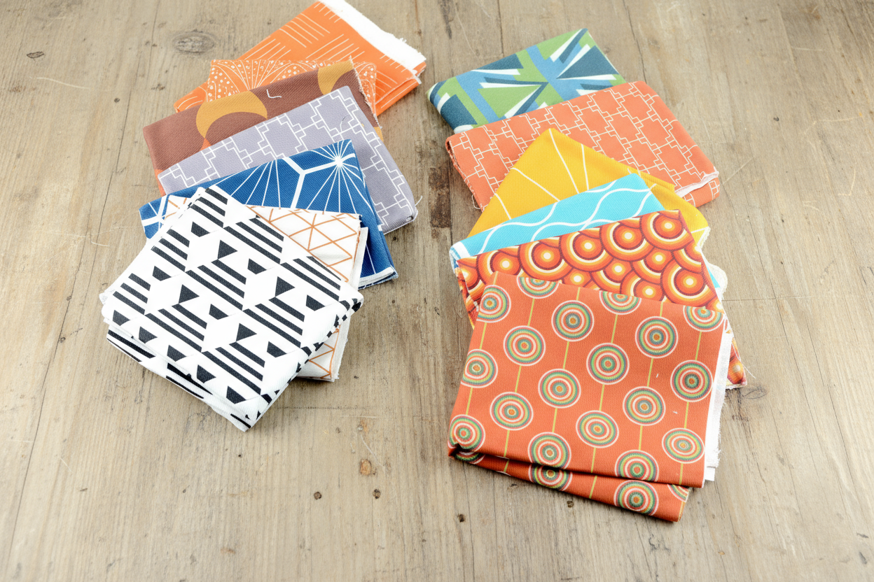 Fabric Scrap Bags – 450g Retro Cotton Drill Offcuts