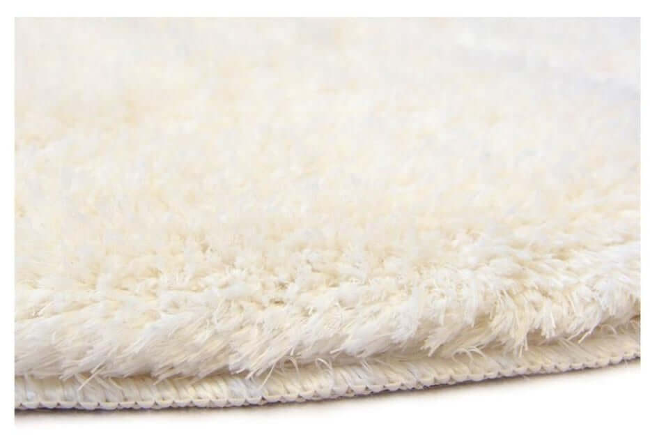 Soft Washable Ivory Shaggy Rug – SA-01