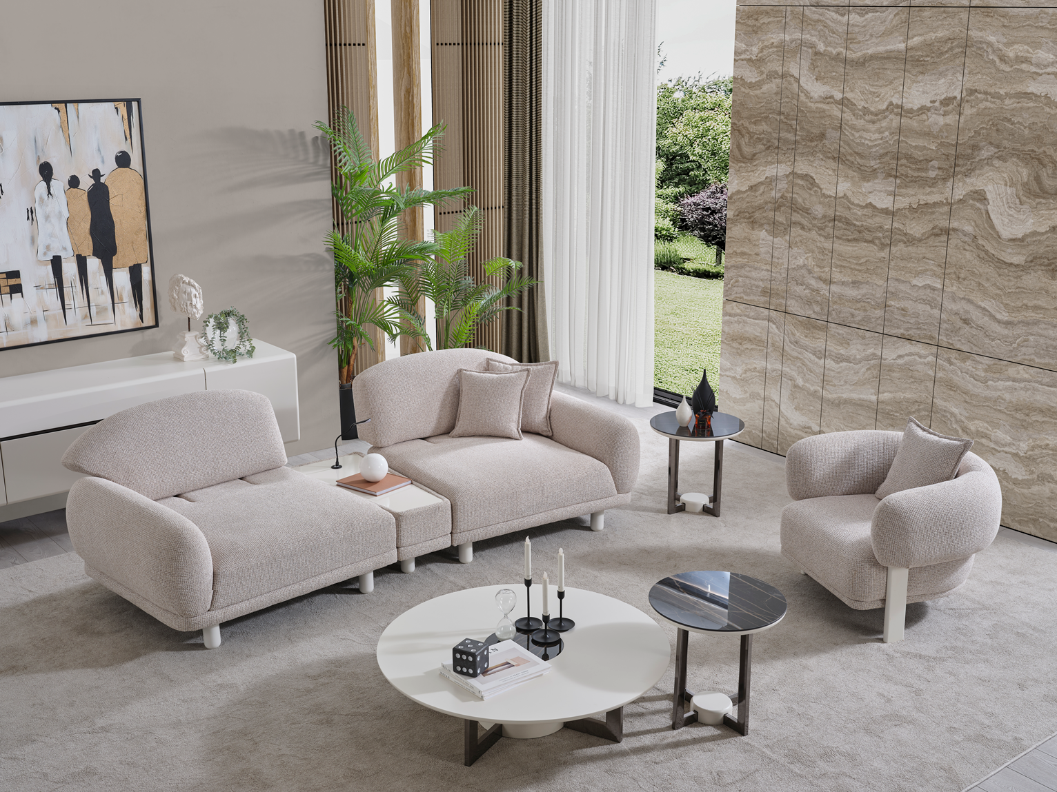 Dallas Premium Sofa Set by Netline Interiors