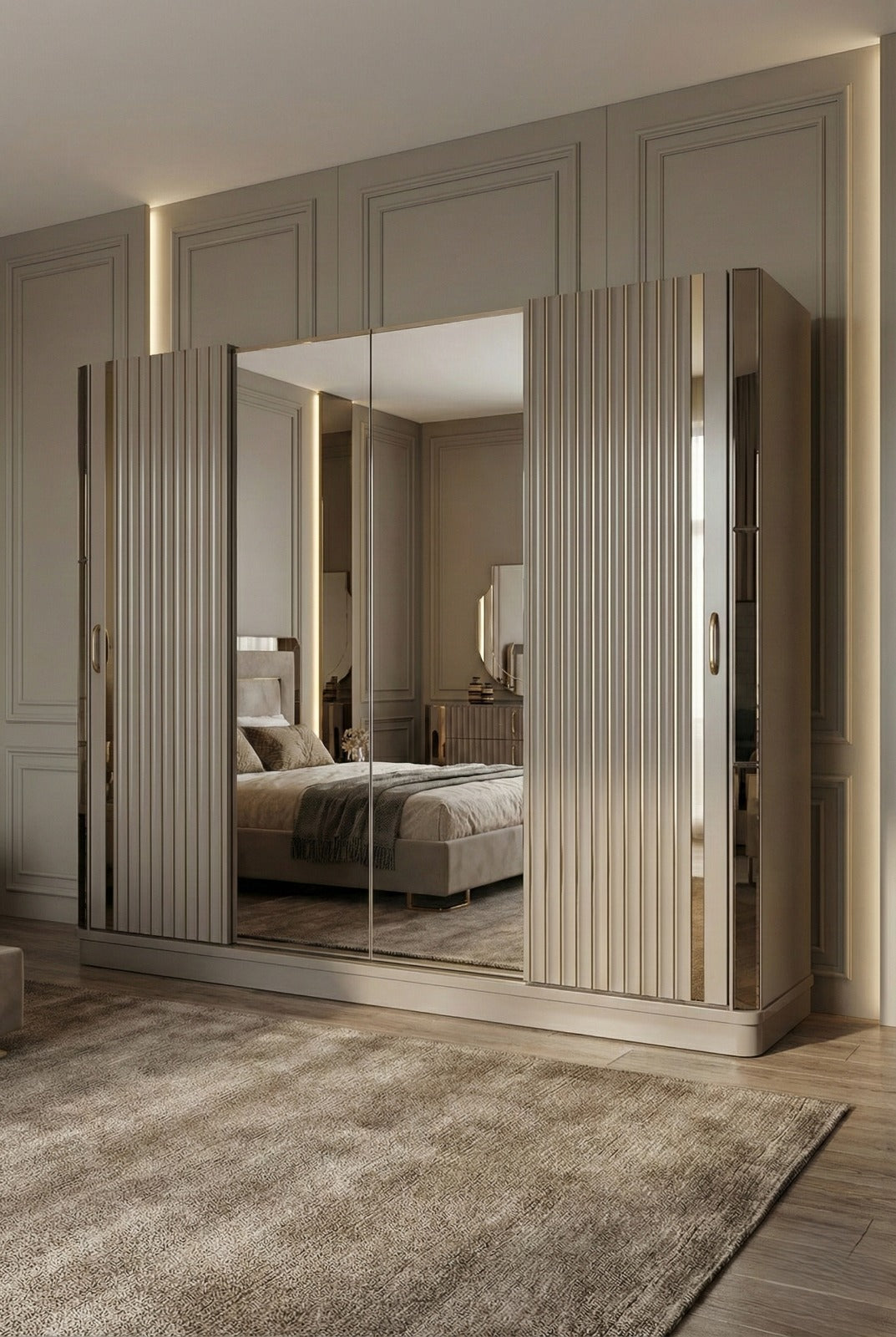Luxori Bedroom (SK) by Netline Interiors