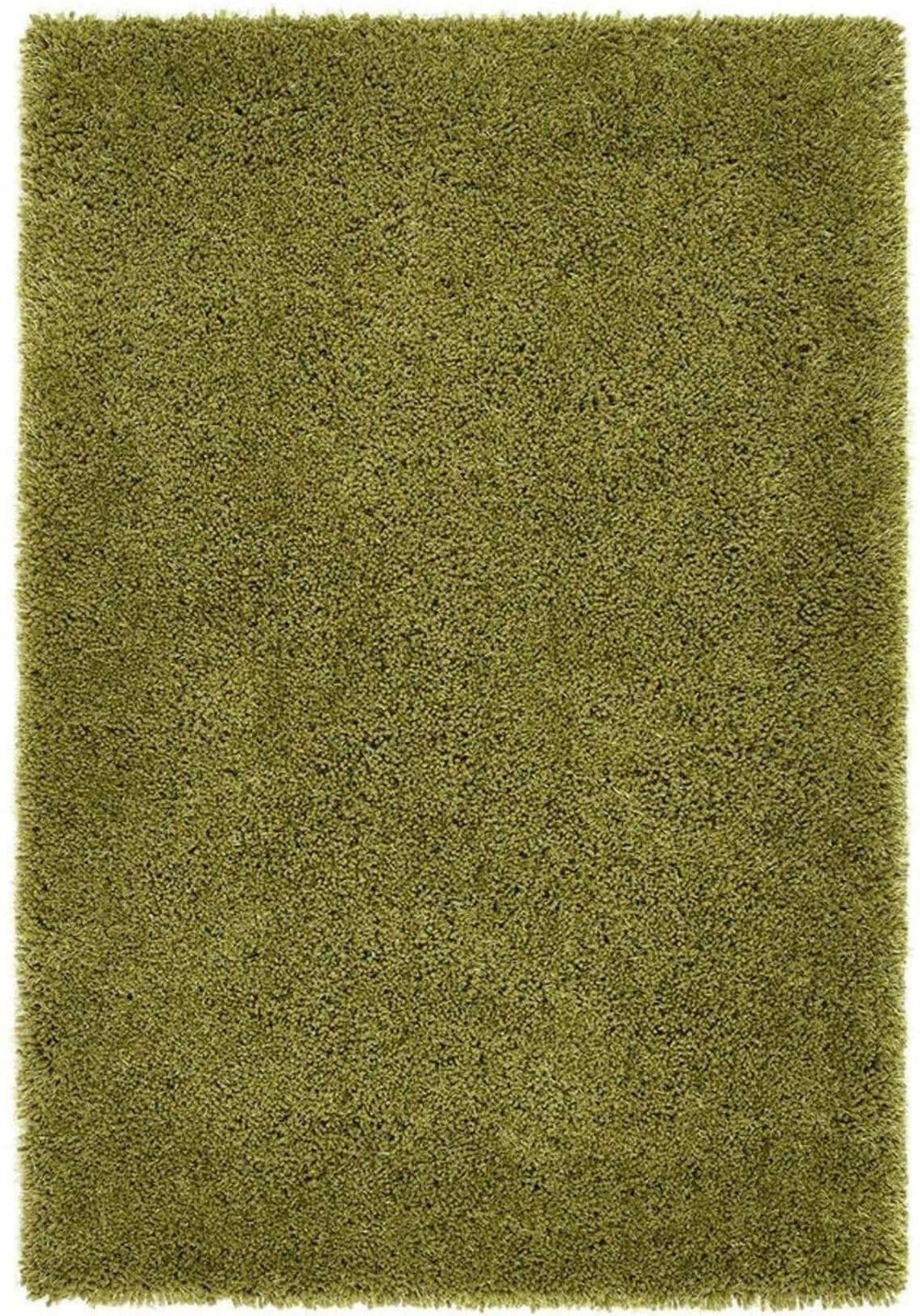 Chicago Olive Green Shaggy Rug