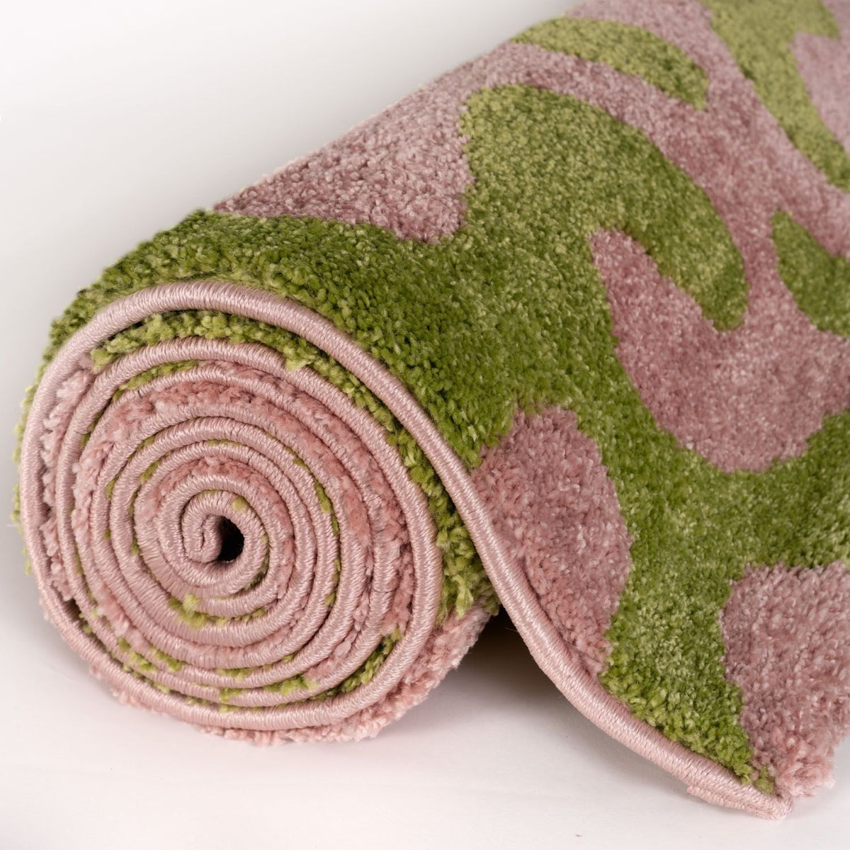 Joli Doodle Green & Pink Rug