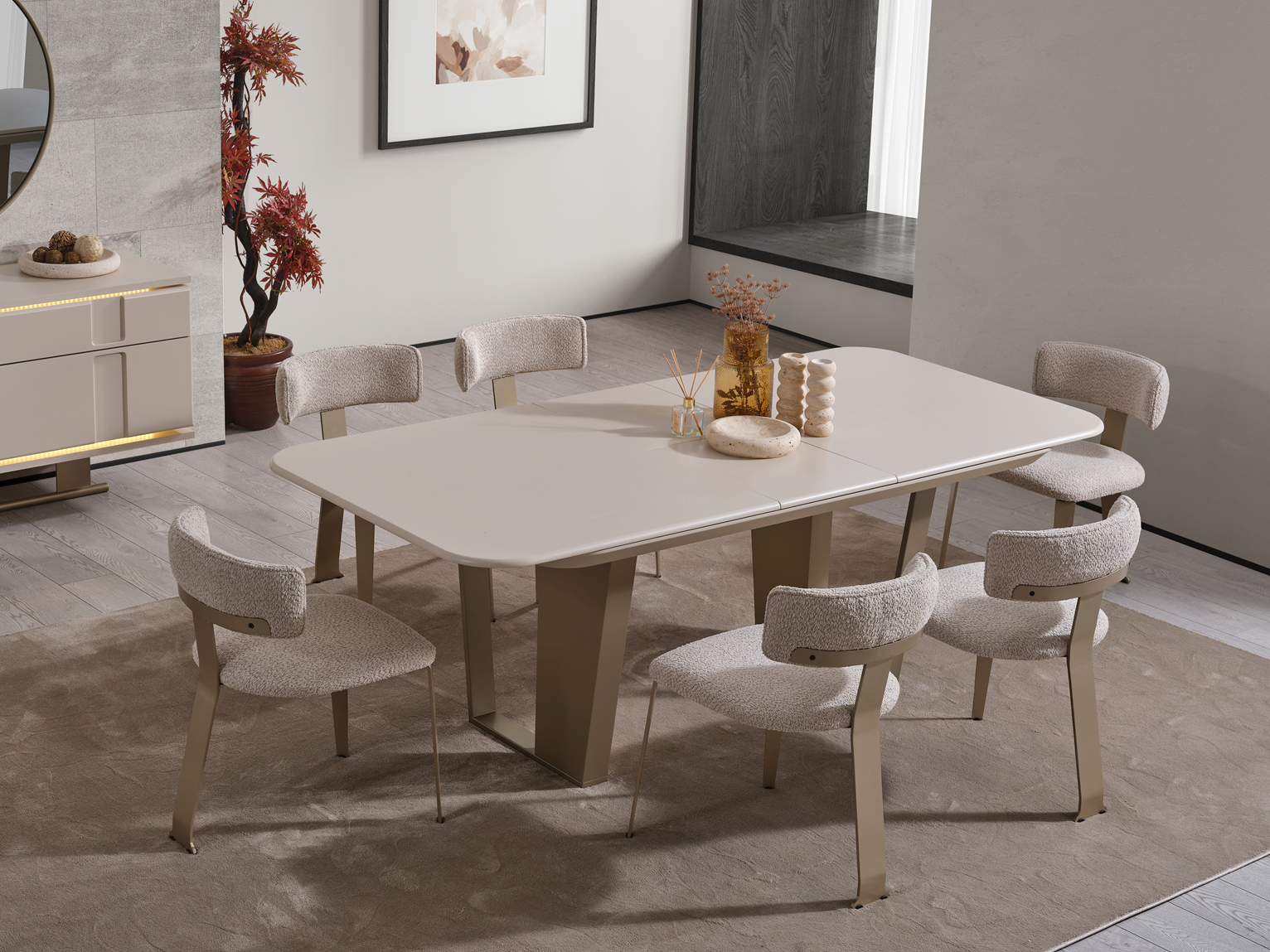 Lizbon Dining Table by Netline Interiors