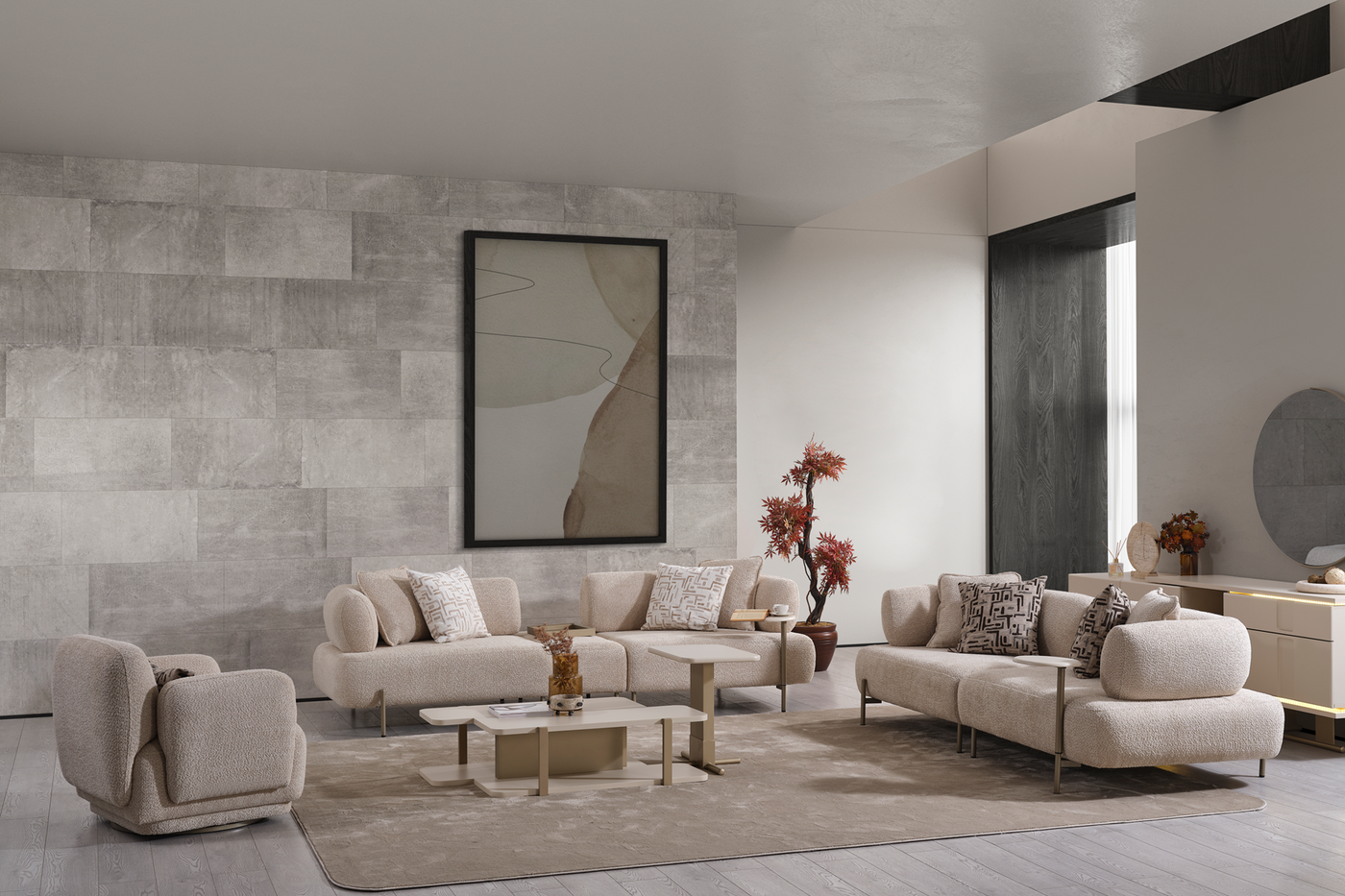 Lizbon Sofa Set by Netline Interiors