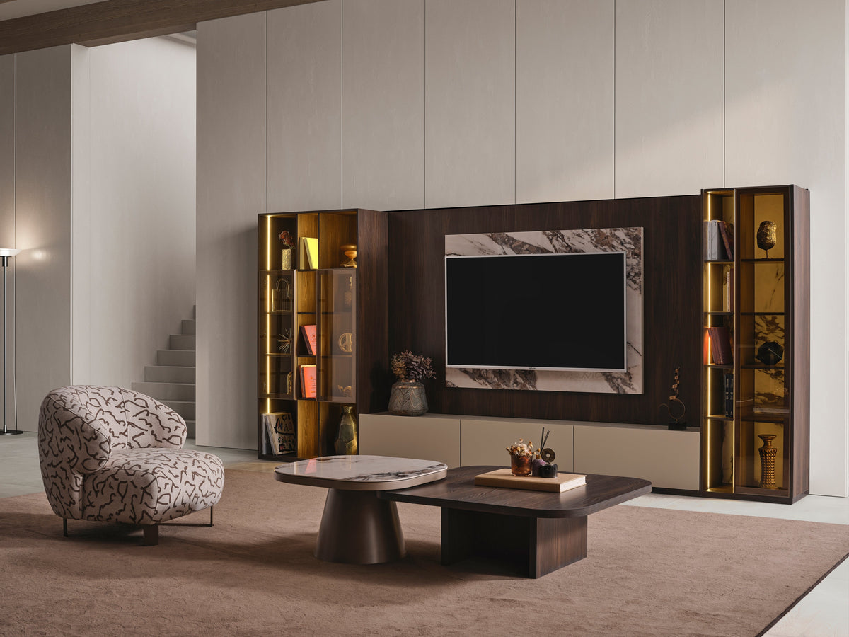 Lotus Coffee Table & Side Table (O) by Netline Interiors