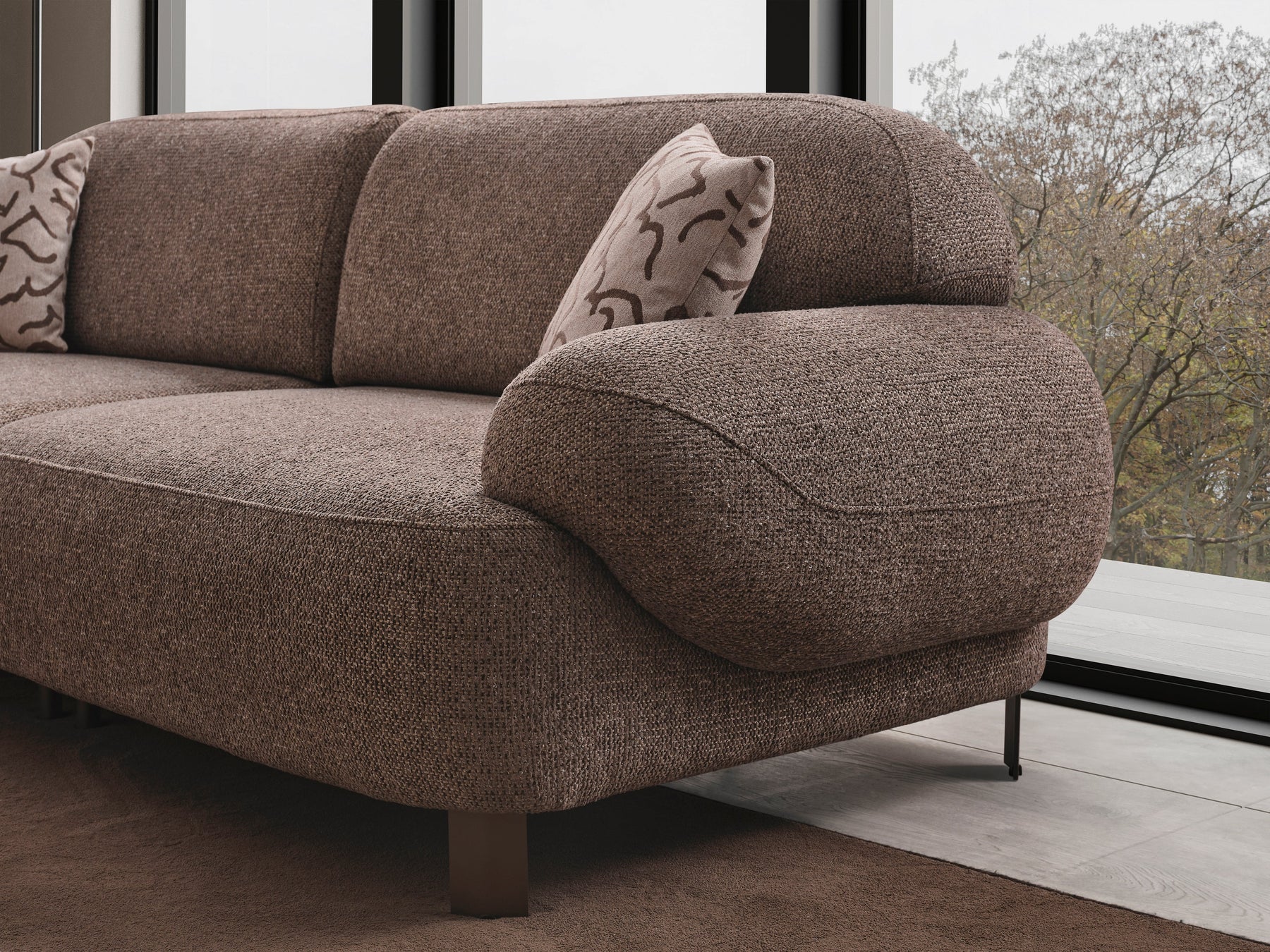 Lotus 3-Seater Sofa (O) by Netline Interiors