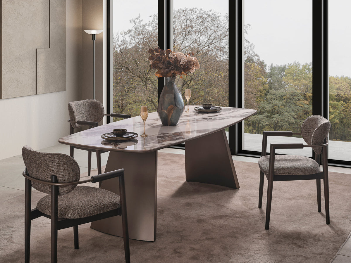Lotus Dining Table (O) by Netline Interiors