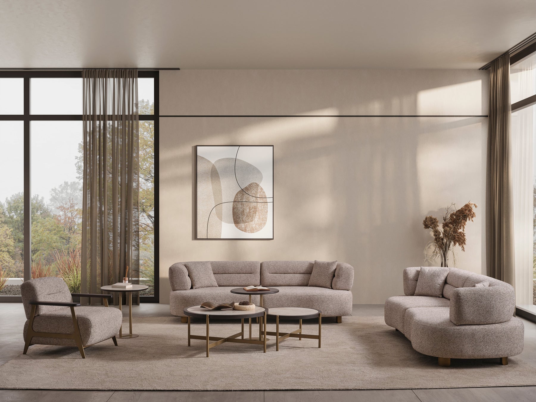Madrid Sofa Set (O) by Netline Interiors
