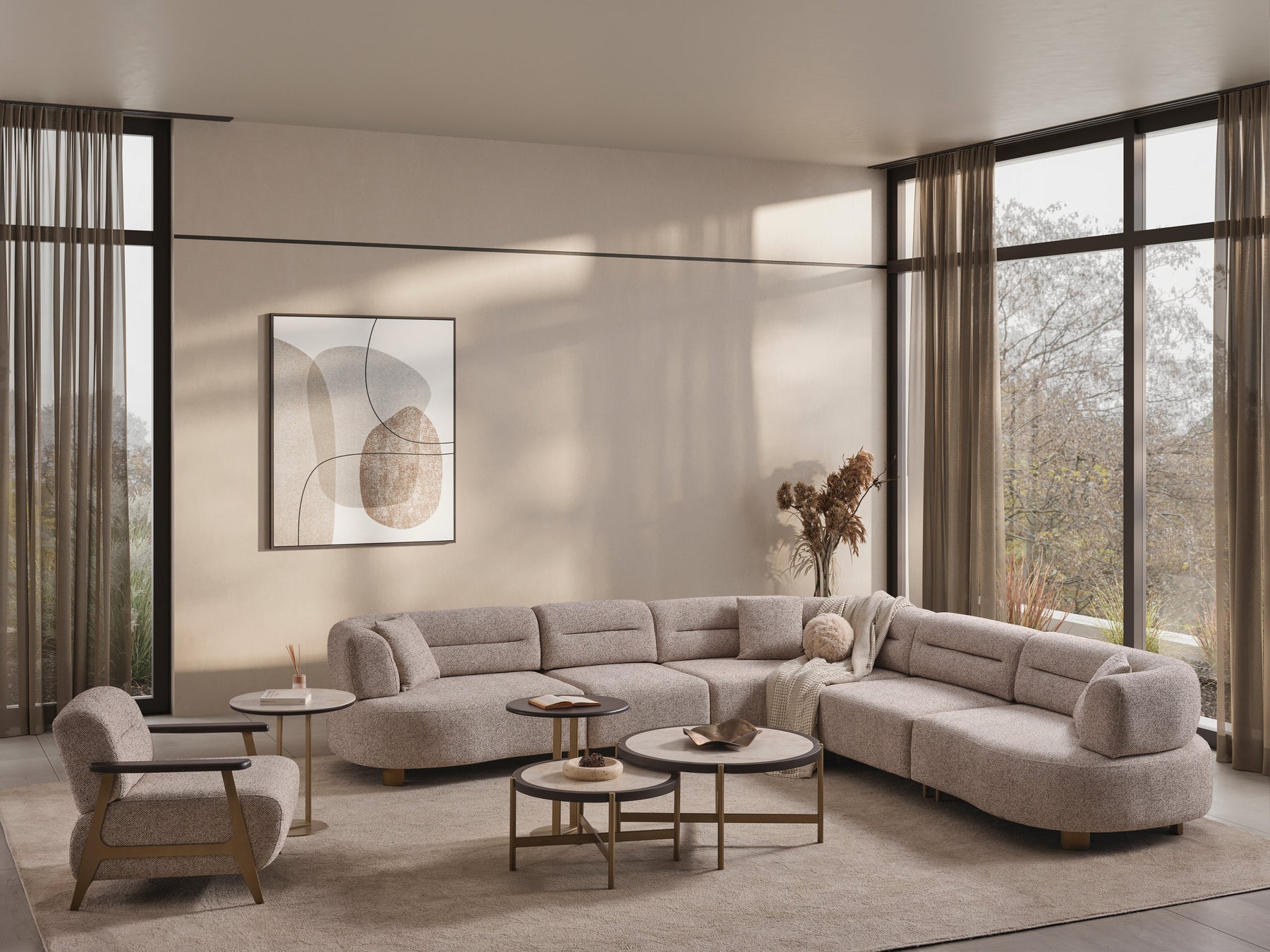 Madrid Corner Sofa (O) by Netline Interiors