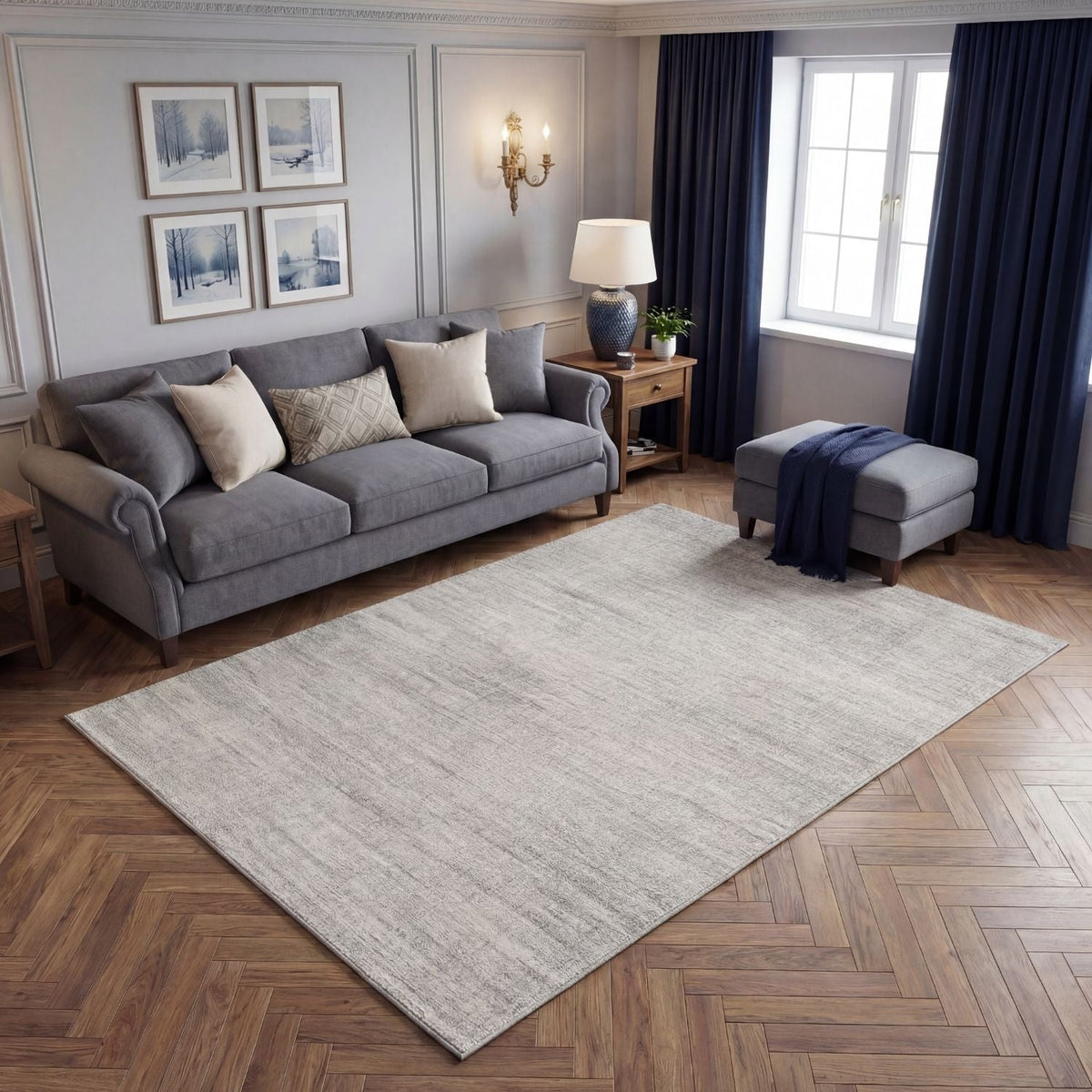 Montana Cream & Grey Rug – 3800