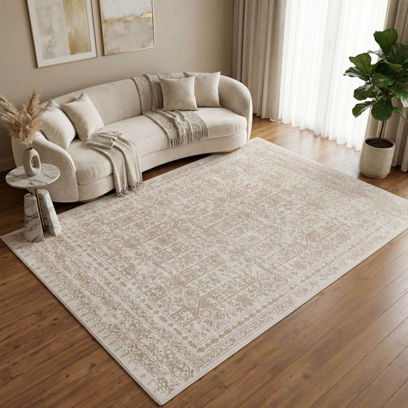 Montana Cream and Beige Rug – 3716CB